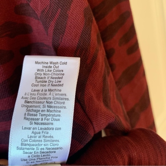 Nation LTD Cardi Raglan Tiger Tee Redwood - Picture 10 of 11